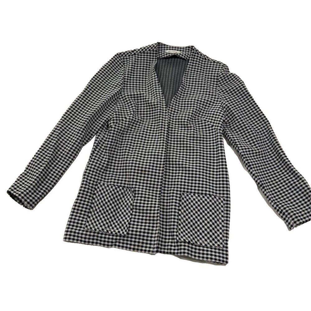 Vintage 1970s personal Division Leslie Fay Women's Houndstooth Jacket 34”